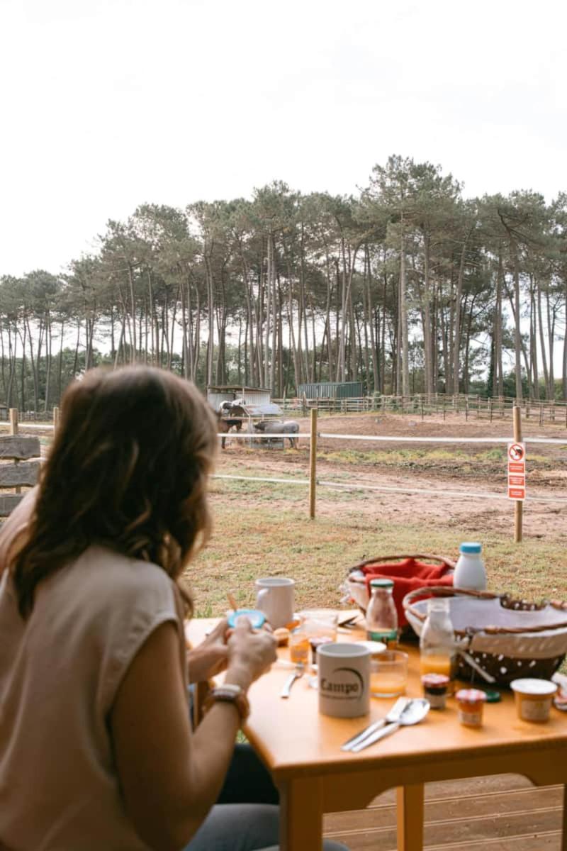 فندق Roulottes Cocooning Au Coeur Des Landes Mées المظهر الخارجي الصورة
